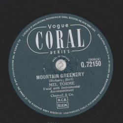 Mel Torme - Mountain Greenery / Jeepers Creepers