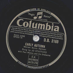 Jo Stafford - Early Autumn / Jambalaya