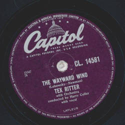 Tex Ritter - Gunsmoke / The Wayward Wind