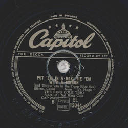 The King Cole Trio - Lillette / Put em in a Box tieem with a Ribbon