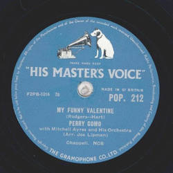 Perry Como - My Funny Valentine / Hot Diggity