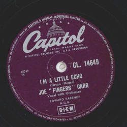 Joe Fingers Carr - La La Collette / Im a little Echo