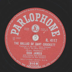 Dick James - The Ballad Of Davy Crockett / Robin Hood