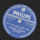 Frankie Vaughan - Pity the poor, poor man / The green door