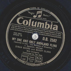 Dinah Shore and Buddy Clark - My One and only Highland fling / Baby, its cold outside