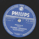 Frankie Vaughan - Priscilla / The Garden Of Eden