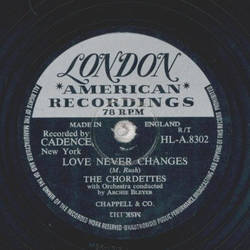 The Chordettes - Born to be with you / Love never Changes