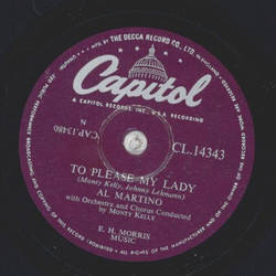 Al Martino - To please my Lady / The man from Laramie