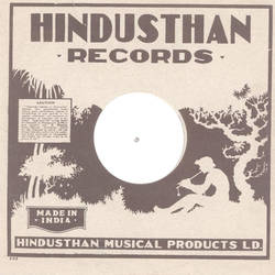 Original Hindusthan Rec. Cover fr 25er Schellackplatten A1 C