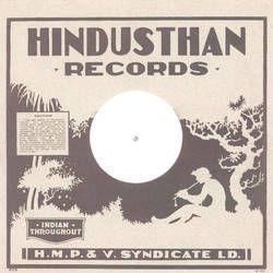 Original Hindusthan Rec. Cover fr 25er Schellackplatten A2 A