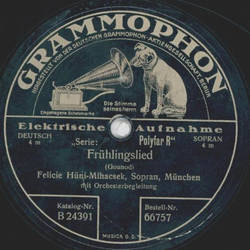 Felicie Hni-Mihacsek - Wiegenlied / Frhlingslied