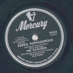 The Gaylords - Poppa Poppadopolis / Chow Mein