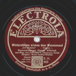 Marcel Wittrisch - Winterstrme wichen dem Wonnemond / Allmchtger Vater, blick herab