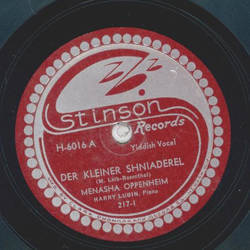 Harry Lubin, Menasha Oppenheim - Der kleiner Shniaderel / Nissim