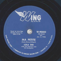 Lola Dee - Ill be forever loving you / Ma Petite