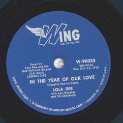 Lola Dee - In the Year of our Love / Hey! Ba-Ba-Re-Bop