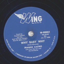 Frankie Castro - Steamboat / Why Baby Why