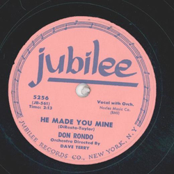 Don Rondo - Two different worlds / He made you mine 