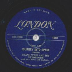 Frank Weir - Journey into space / Serenade to an empty Room