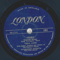 Vera Lynn - Yours / The Love of my Life