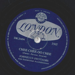 Johnston Brothers - The Right to be wrong / Chee Chee-oo chee