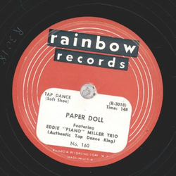 Eddie Miller Trio - Paper Doll / When you wore a Tulip