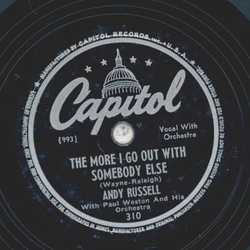 Andy Russell - You are everything to me / The more I go out with somebody else