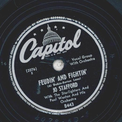 Jo Stafford - Love and the Weather / Feudin and fightin