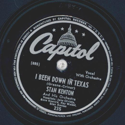 Stan Kenton - Shoo fly pie / I been down in Texas 