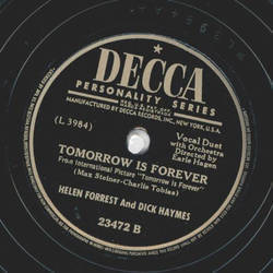 Dick Haymes - Im always chasing Rainbows / Tomorrow is forever