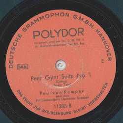 Paul van Kempen - Peer Gynt Suite Nr. 1, op. 46: Morgenstimmung / Peer Gynt Suite Nr. 1, op. 46: Ases Tod