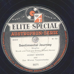 Horst Winter und das Wiener Tanzorchester - Sentimental Journey / Opus One