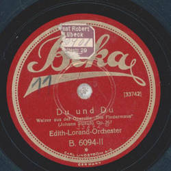 Edith-Lorand-Orchester - Wiener Blut / Du und Du