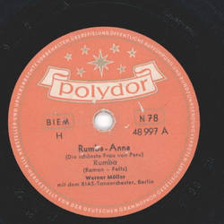 Werner Müller mit dem RIAS-Tanzorchester, Berlin -...