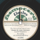 Gesang mit Orchesterbegleitung - Drum, Brüder, wir trinken noch eins / Schunkelwalzer