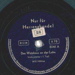 Will Hhne - Das Wirtshaus an der Lahn Teil I und II (Nur fr Herrenabende!)