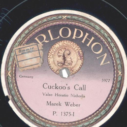 Marek Weber - Cuckoos Call / Swanee Bluebird