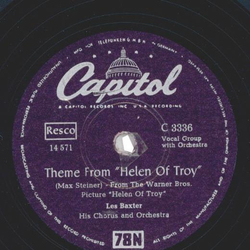 Les Baxter - Theme from Helen of Troy / The poor People of Paris