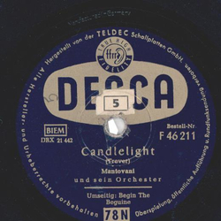 Mantovani - Begin the Beguine / Candlelight