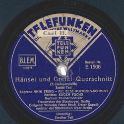 Anni Frind - Hänsel und Gretel Querschnitt Teil I und II