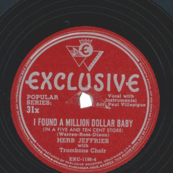 Herb Jeffries - I found a million Dollar Baby / Estrellita