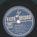 E. Höllerhagen Quartet - If I had you / Exactly like...