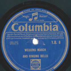 Geräuschplatte (Noises) - Wedding March and Ringing Bells / Bells 1) Midnight 2) Angelus 3) Peals