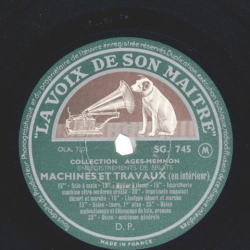 Collection Ages-Memnon - Machines Et Travaux / Machines Et Travaux  (Geräusche-Platte, Noises)