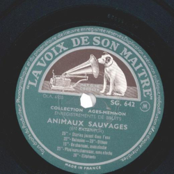 Collection Ages-Memnon - Animaux Sauvages / Animaux Sauvages (Geräusche-Platte, Noises)