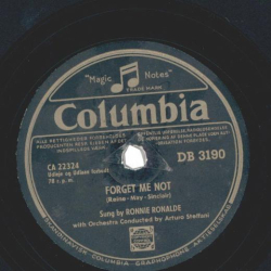 Ronnie Ronalde - Forget Me Not / The Yodeling Whistler