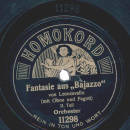Orchester -Fantasie aus "Bajazzo", Teil I und II
