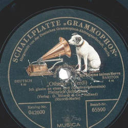 Heinrich Schlusnus -  Ich glaube an einen Gott, aus...