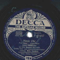 Vico Torriani - Hayà Ole / Donna Theresa