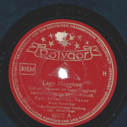 Rudi Schuricke - Lago Maggiore / Adieu, adieu